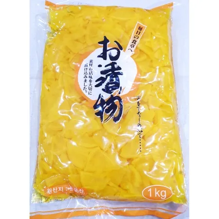 단무지(슬라이스 동경 1kg) 노란단무지 중식 반찬 이미지