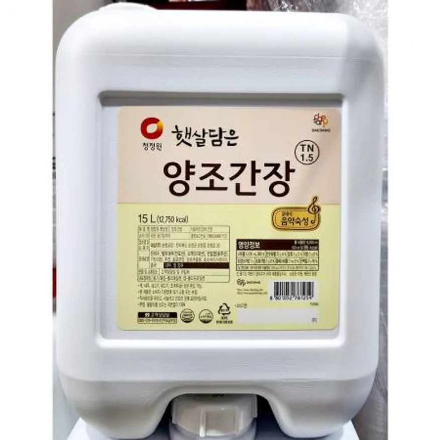 양조간장 업소용 대상 햇살담은 간장 15L 이미지