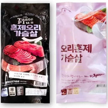 프리미엄 훈제오리 가슴살 160g X 5봉 오리고기 캠핑요리