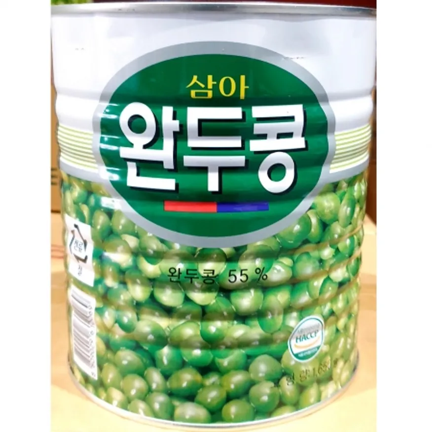 완두콩(삼아 3kg) 업소용 완두콩통조림 이미지