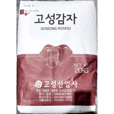 감자전분(98프로 고성 20kg) 업소용 포대 감자가루 분말