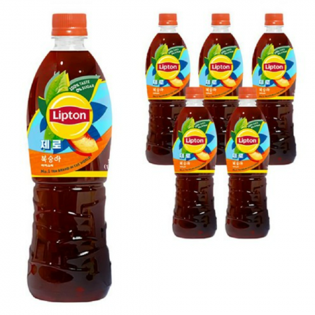 립톤 제로 복숭아 아이스티 페트병 500ml x 24개