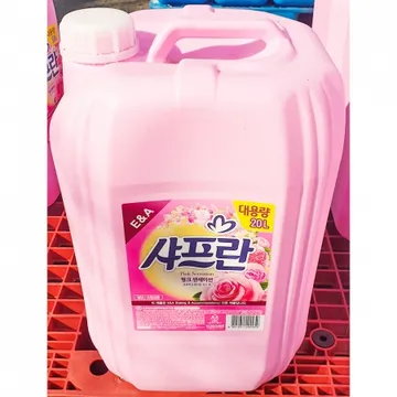 샤프란 섬유유연제 20리터 대용량 세탁 헹굼제 말통 드럼겸용