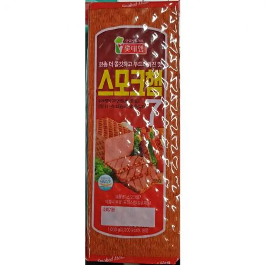 스모크햄 업소용 롯데 김밥 햄 1Kg 이미지