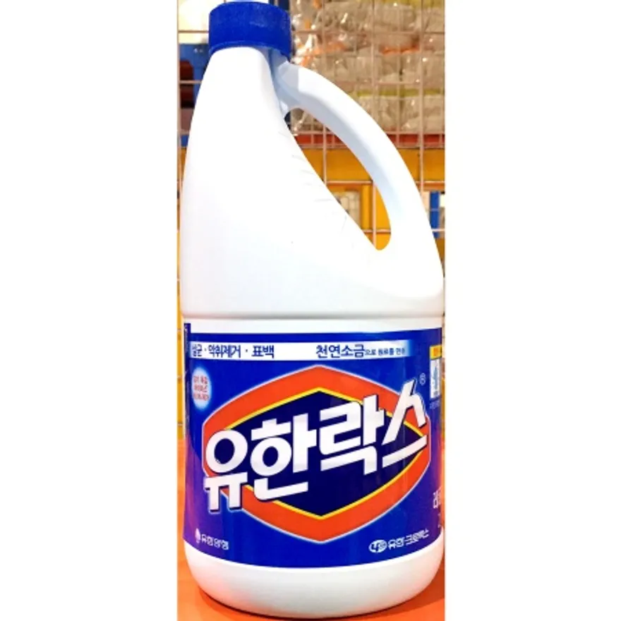 락스(유한 레귤러 2L)X6 업소용 주방 세첵 표백 유한락스 이미지
