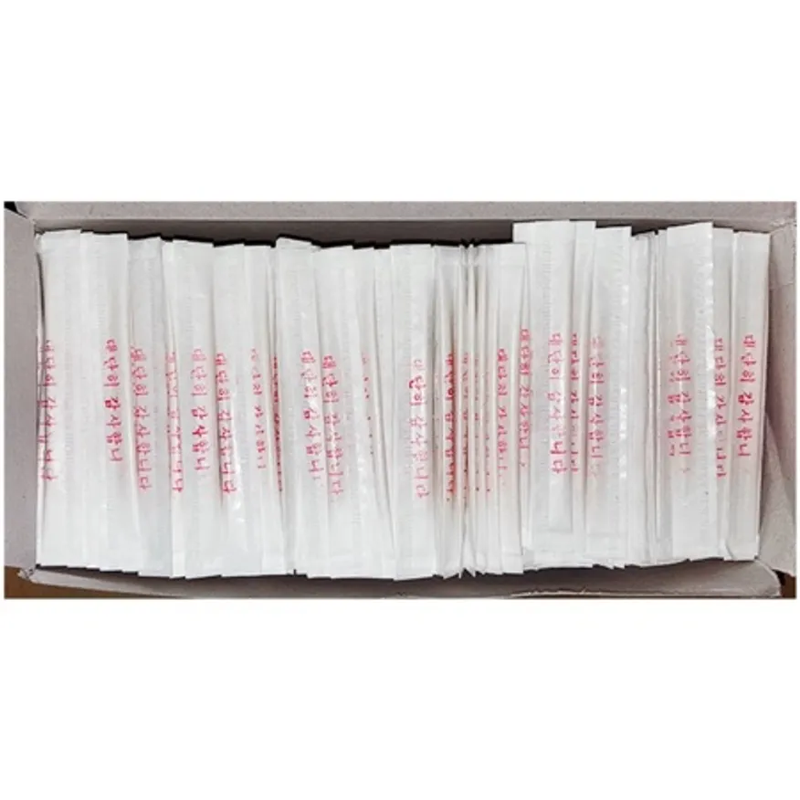 포장요지(1곽 800입내외) 업소용 낱개 종이포장 이쑤시개 이미지