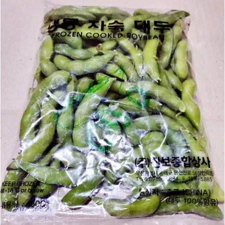 진보 자숙대두(450g) X15 냉동콩 그린빈 업소용 줄기콩