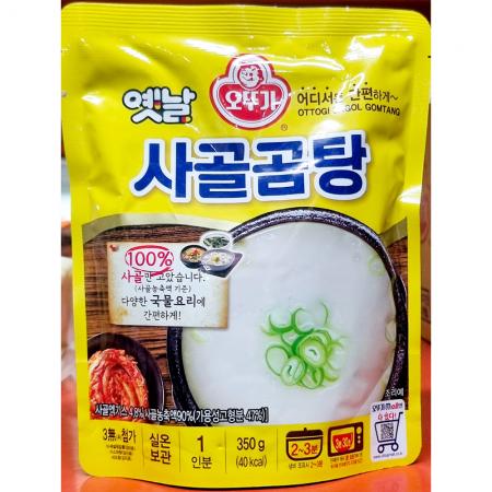 옛날사골곰탕(오뚜기 350g x18개) 업소용 즉석탕 곰탕 국물 이미지