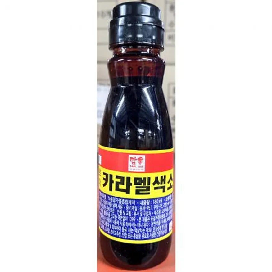 초야 캐러멜소스 180ml 업소용 카라멜 소스 색소 이미지