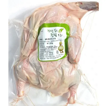 청림 통오리 21호(1.8kg) 업소용 식자재 오리고기 백숙
