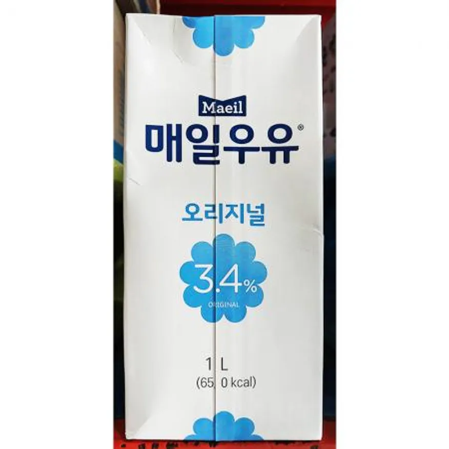흰우유 오리지널 매일 멸균우유 1L X 10 이미지