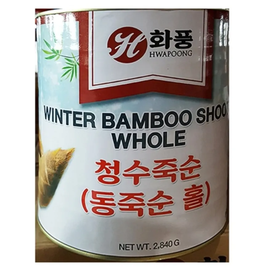 동죽순캔(화풍 2.8kg) 업소용 청수 죽순통조림 이미지