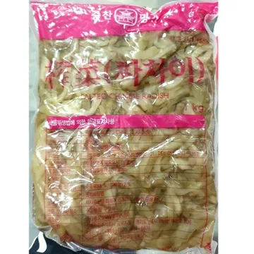 짜사이(영화 1kg)X20 업소용 차사이 절임 짜차이 채 중식 단무지