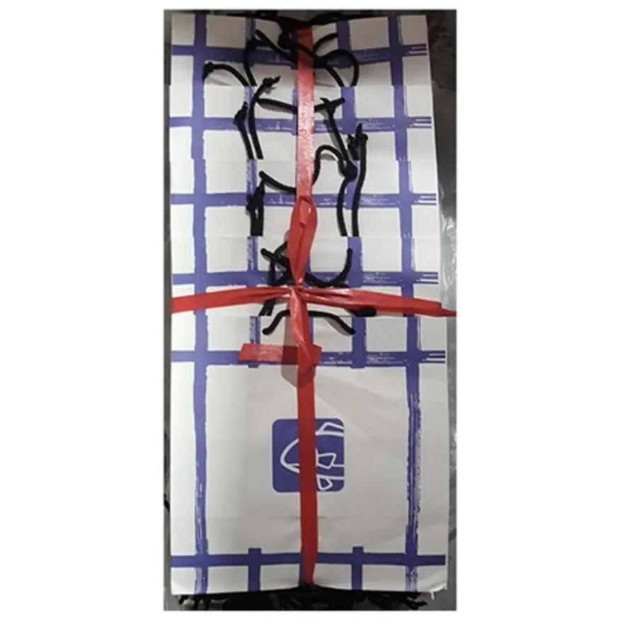 종이봉투(26x15cm 100매 초밥용)X2 업소용 일식 일회용 포장 봉투 이미지