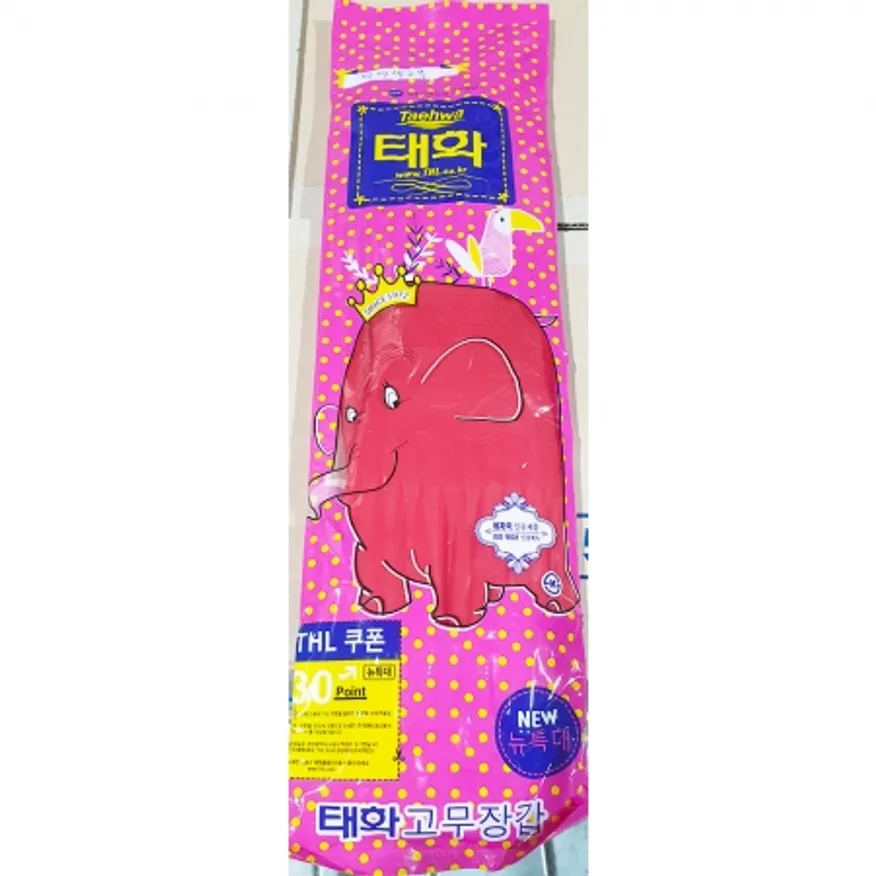태화지앤지 고무장갑NEW 특대 빨간색 주방용 질긴 장갑 가정용 이미지