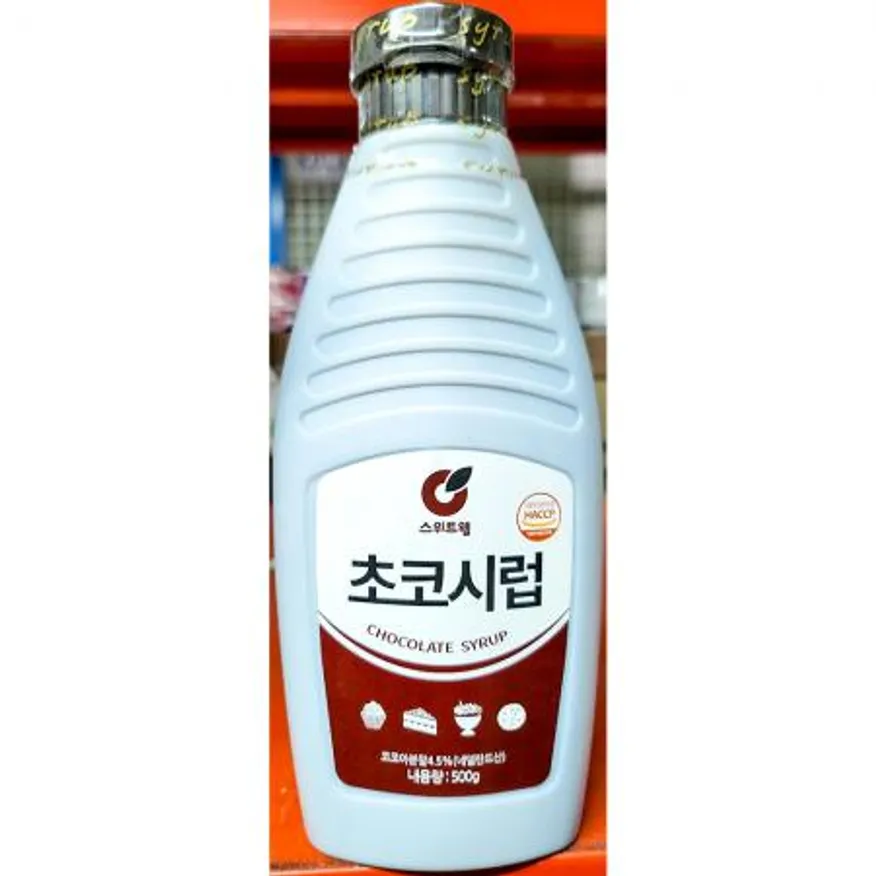 초코시럽 스위트웰 업소용 카페 쵸코 시럽 500g X 16 이미지