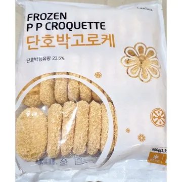 랜시푸드 단호박고로케(30g x30개 900g) X10 냉동 튀김 아이간식 밥반찬
