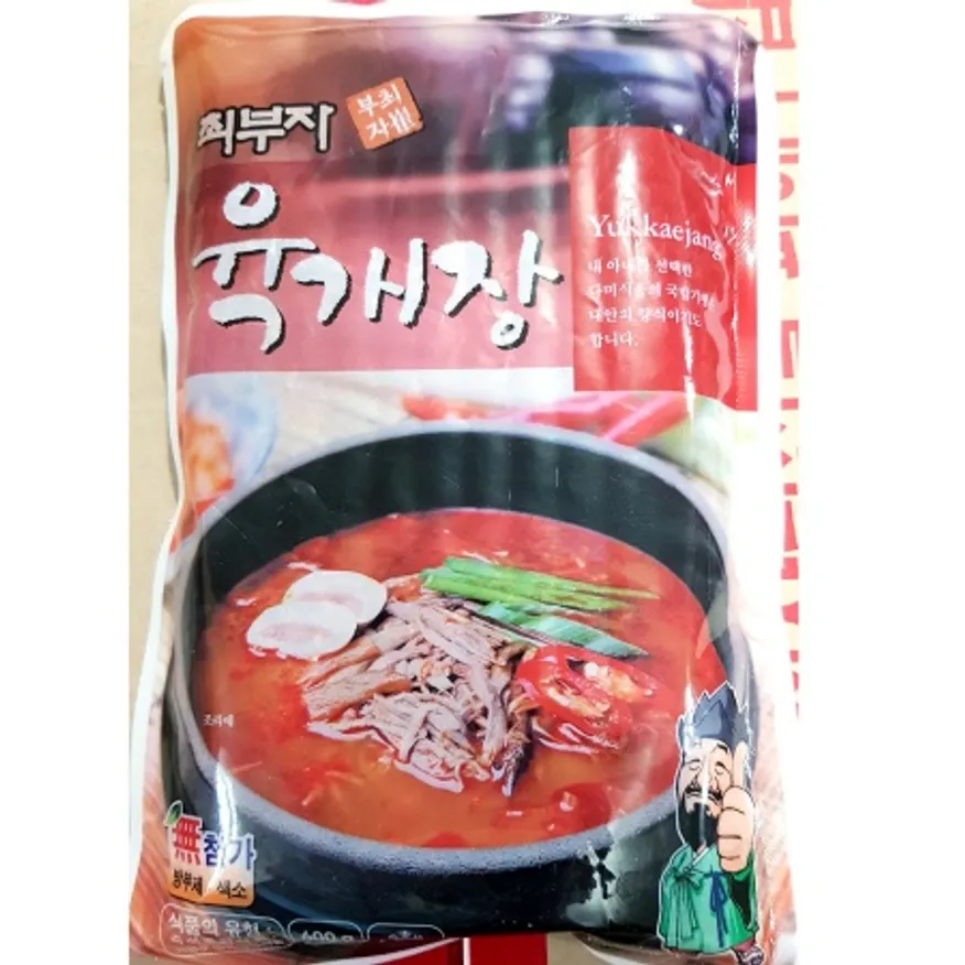 최부자 육개장(장터 600g)X25 업소용 즉석탕 냉동 육계장 간편식 이미지