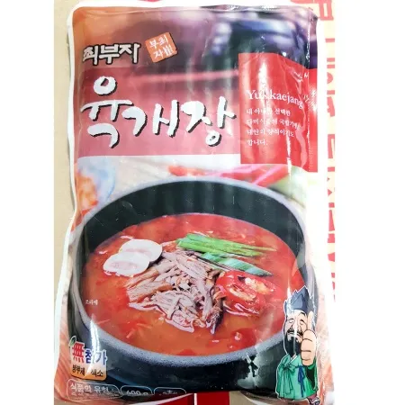 최부자 육개장(장터 600g)X25 업소용 즉석탕 냉동 육계장 간편식 이미지