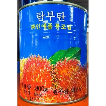 대화 람부탄 캔 800g X6 깡통 통조림 식자재 과채