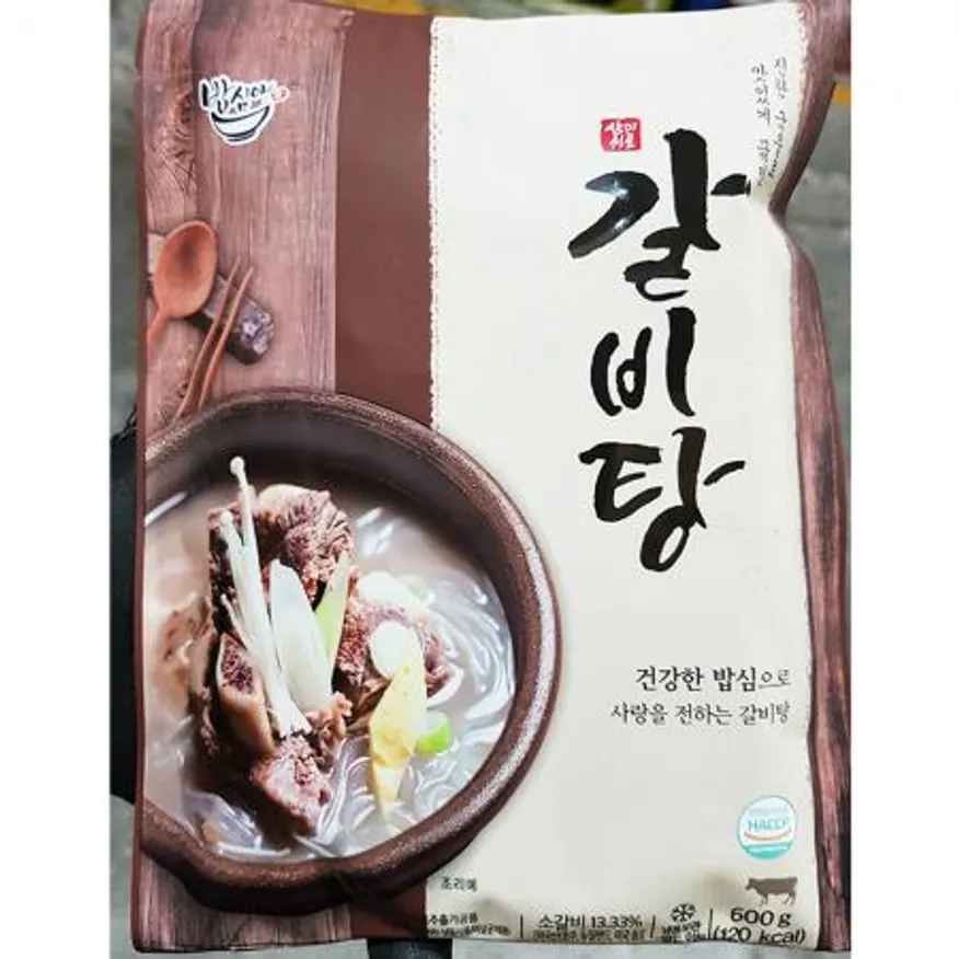 삼미 갈비탕 업소용 냉동 즉석탕 소갈비탕 600g X5 이미지