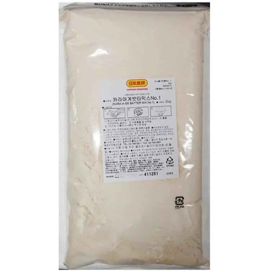 카라아게 베타믹스 쇼켄 2kg 업소용 밧타믹스 튀김 가루 분말 이미지