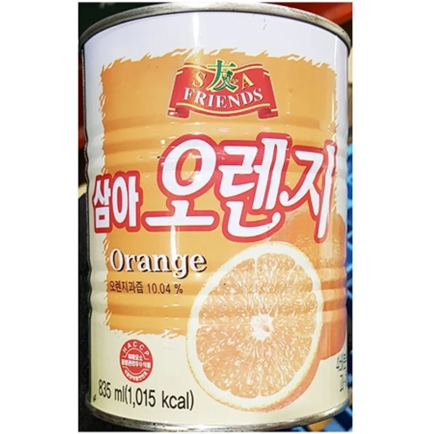 오렌지농축액(삼아 835ml) X12 업소용 카페 오렌지원액 베이스 이미지