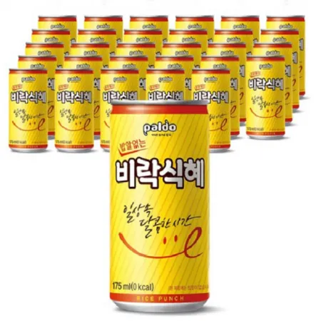 비락밥알없는 식혜 캔175ml 30개