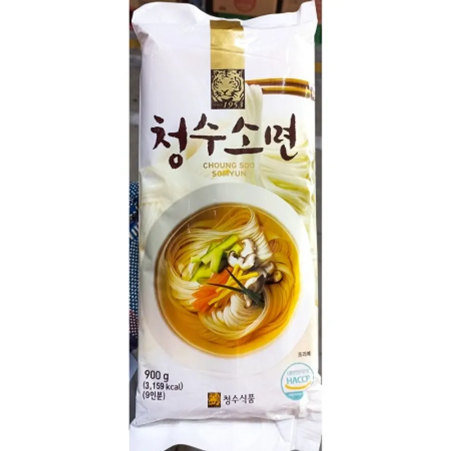 국수 소면 청수 900g 건면 잔치국수 비빔국수 건조면 이미지