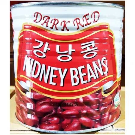 키드니빈스(삼아 2.5kg) 업소용 강낭콩 통조림 부대찌게콩