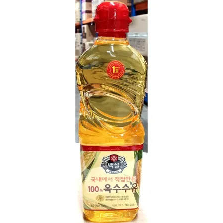 옥수수식용유(백설 900ml)X4 이미지
