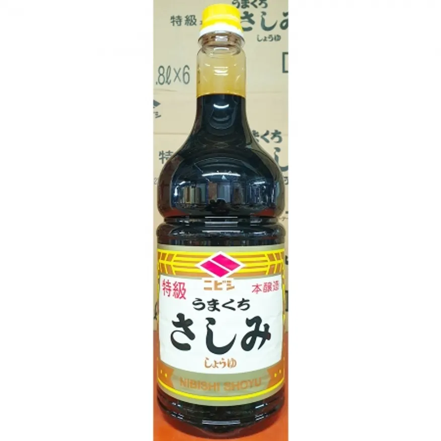 니비시쇼유 사시미간장 1.8리터 일식 회간장 일본 양조간장 업소용 이미지