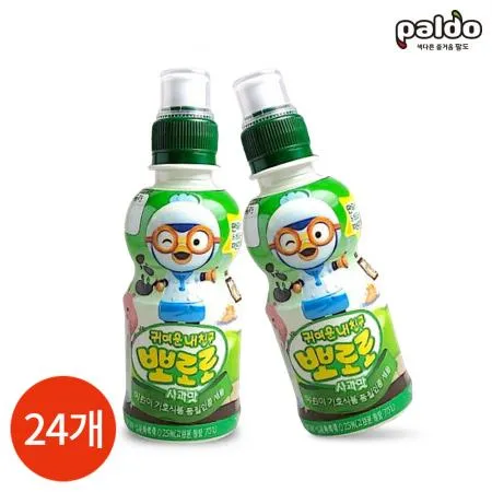 팔도 뽀로로 사과 PET 235ml X24