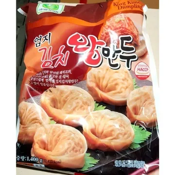김치왕만두(엄지 1.4kg) 업소용 냉동 김치만두