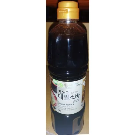 메밀소바소스(가쓰오 이슬나라 1kg)X4 업소용 모밀면 메밀국수 소스 양념