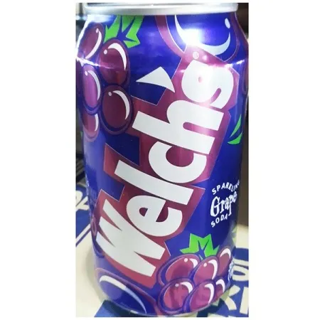 웰치스포도(355mlx24) 포도맛 탄산음료 이미지