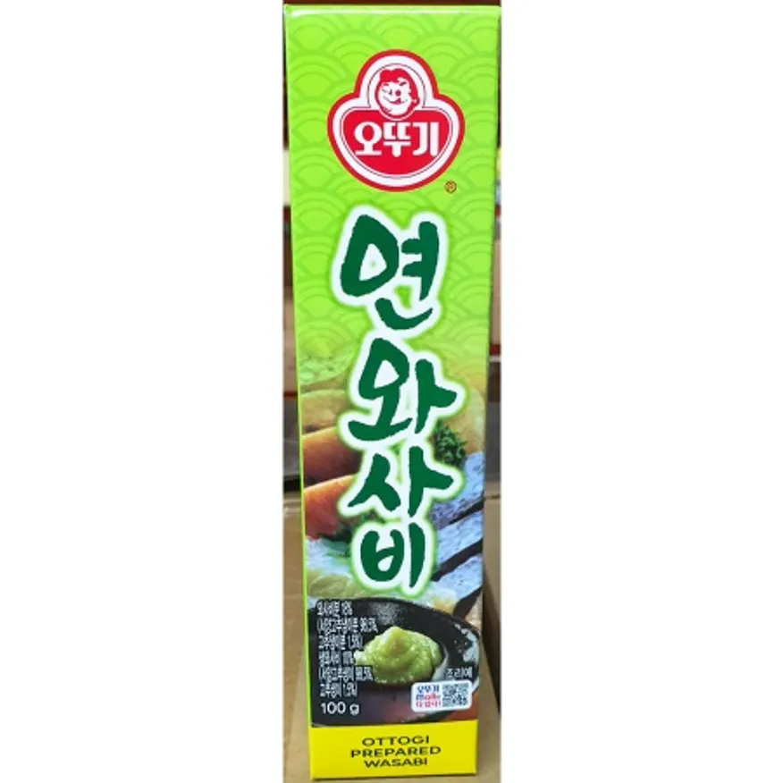 오뚜기 와사비 튜브 액상 100g X 12 고추냉이 횟집 연와시비 업소용 이미지