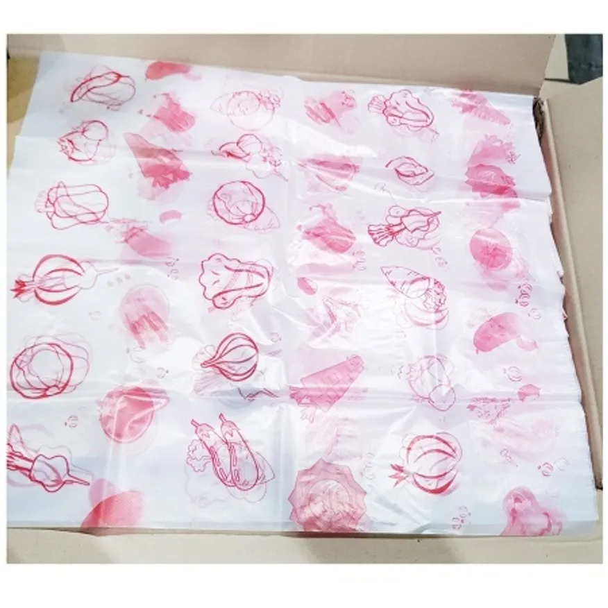 식탁보(솔트리 레드 500입) 업소용 식탁 비닐 위생 일회용 커버 테이블보 이미지