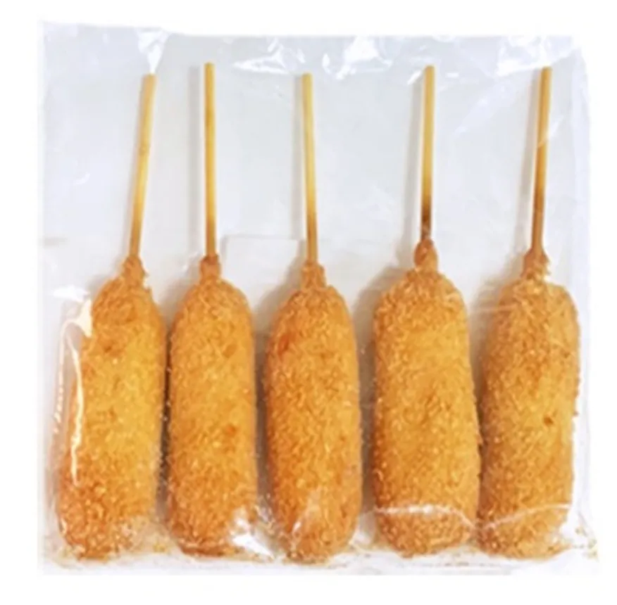 대왕 치즈 핫도그(치즈반 소세지반) 700g(5개입)X18봉 냉동 핫도그빵 이미지