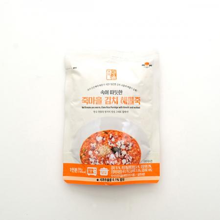 김치 해물죽 250g 즉석 간편조리 식품 파우치