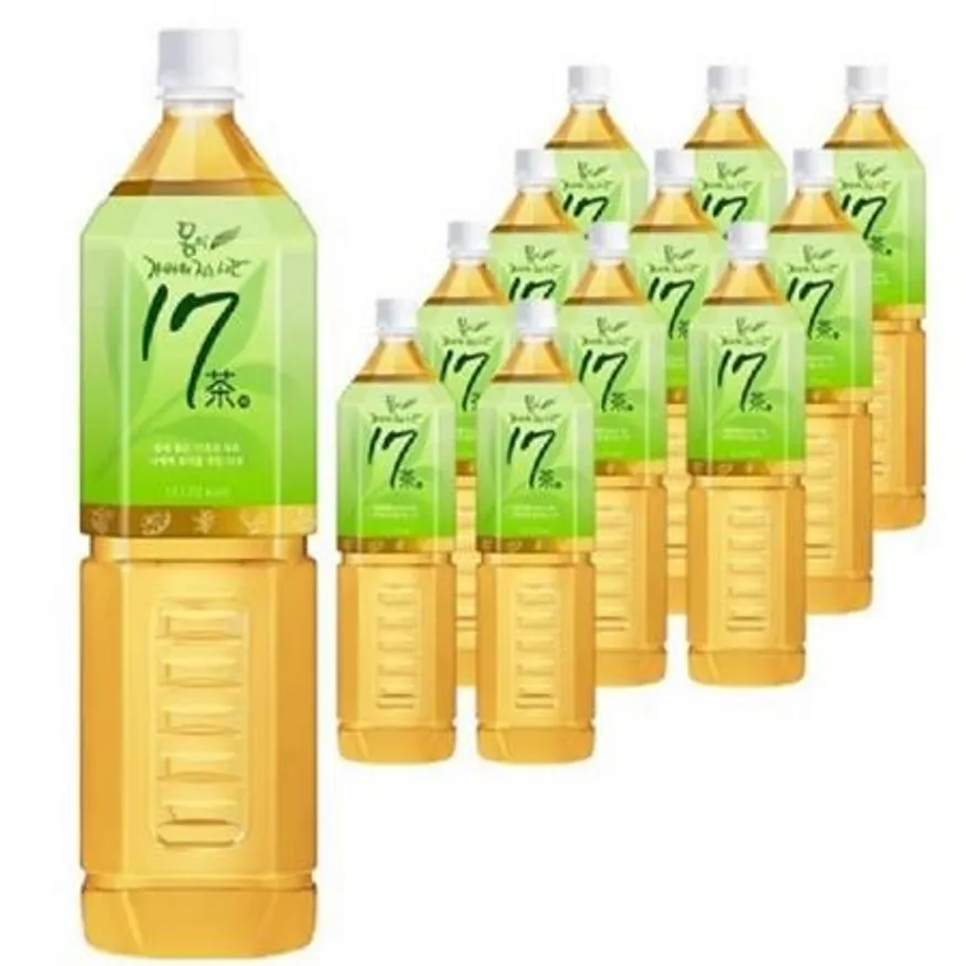 몸이 가벼워지는 17차 페트병 1.5L x 12개 업소용 음료수 이미지