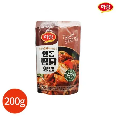 하림 안동찜닭 양념 200g 업소용