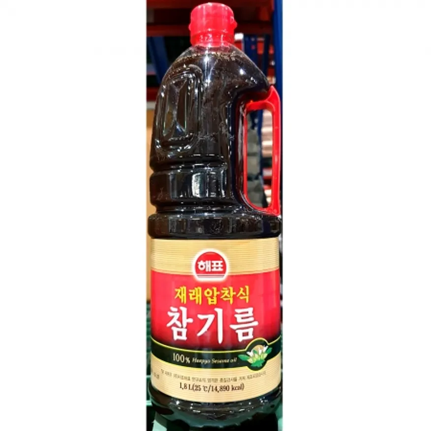 참기름(해표 1.8L) 업소용 재래압착식 참깨끼름 이미지