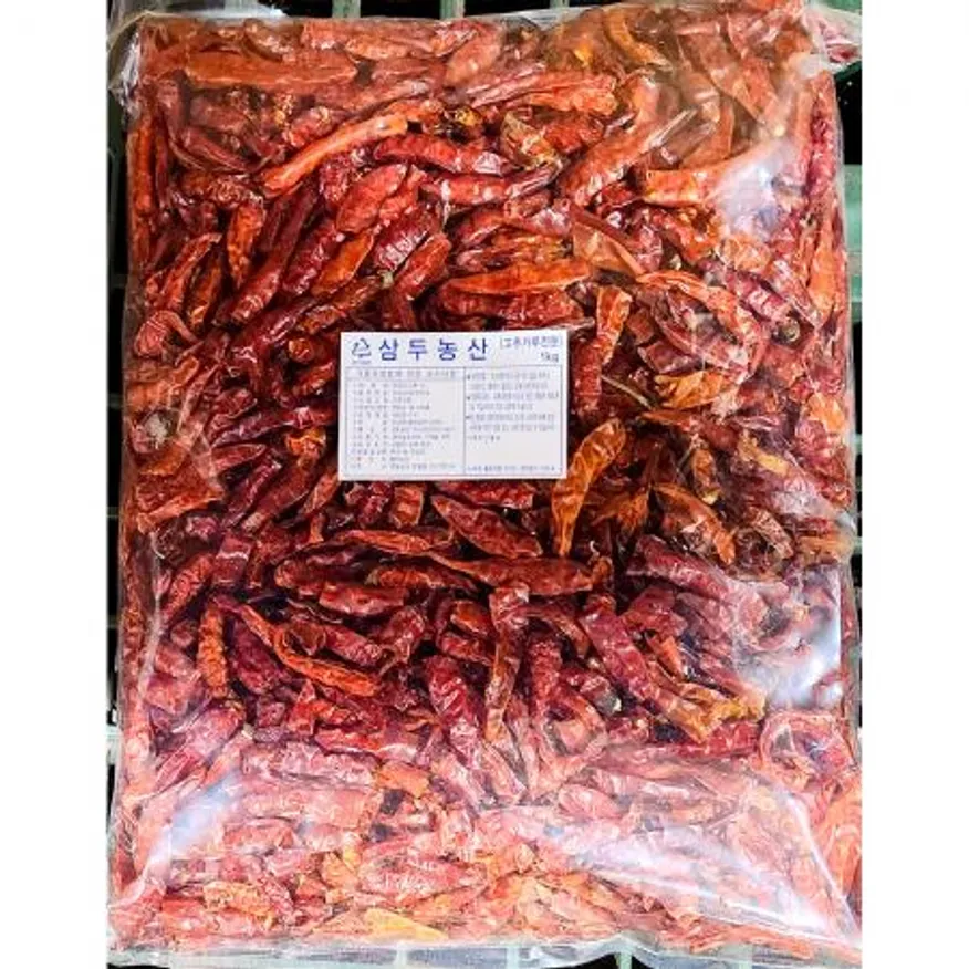 건고추 딤채마을 땡초 말린 통고추 1Kg X 10 이미지