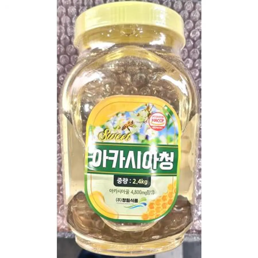 아카시아꿀(청림 2.4kg) 야생 벌꿀 아카시아청 이미지