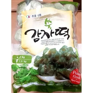 쑥감자떡(주호 1.5kg) 업소용 쑥떡
