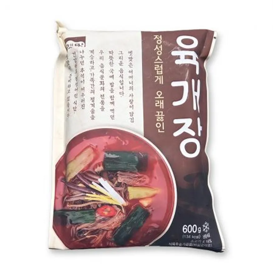 명가 육개장 600gX2 업소용 즉석탕 냉동 육계장 이미지