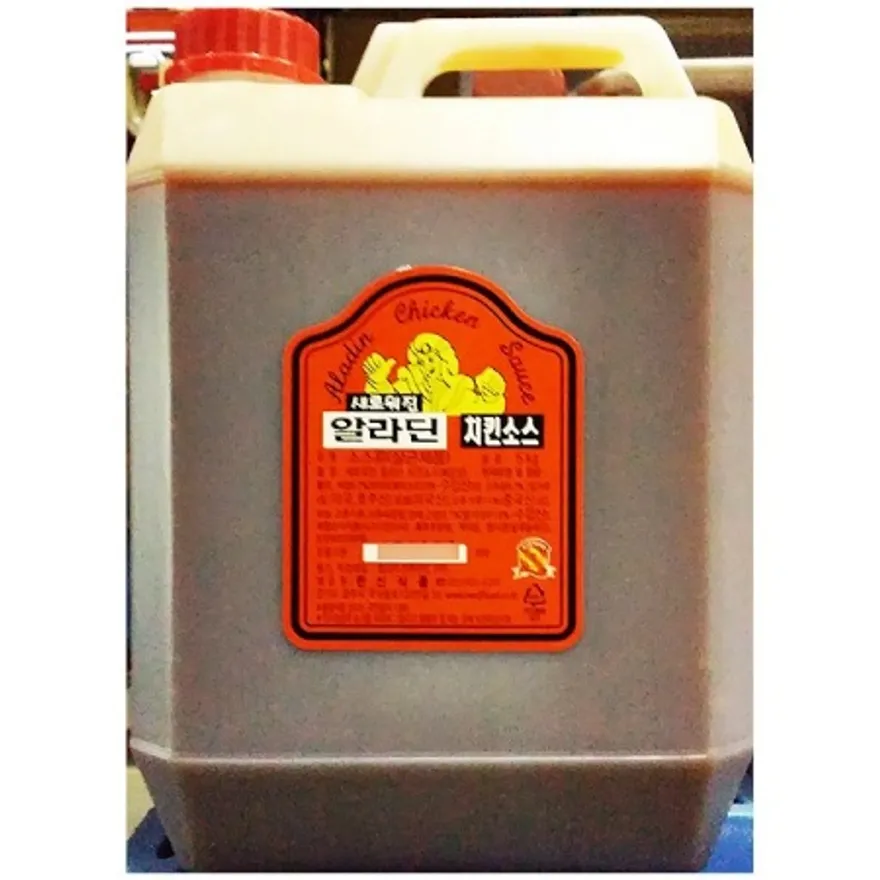 매운맛 양념치킨소스(알라딘 5kg) 업소용 말통 액상 핫소스 이미지