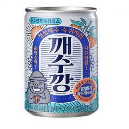 깨수깡 캔 160ml x 6개 업소용 숙취해소제 음료