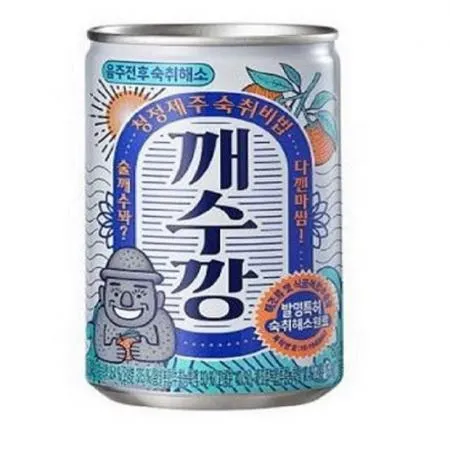 깨수깡 캔 160ml x 6개 업소용 숙취해소제 음료